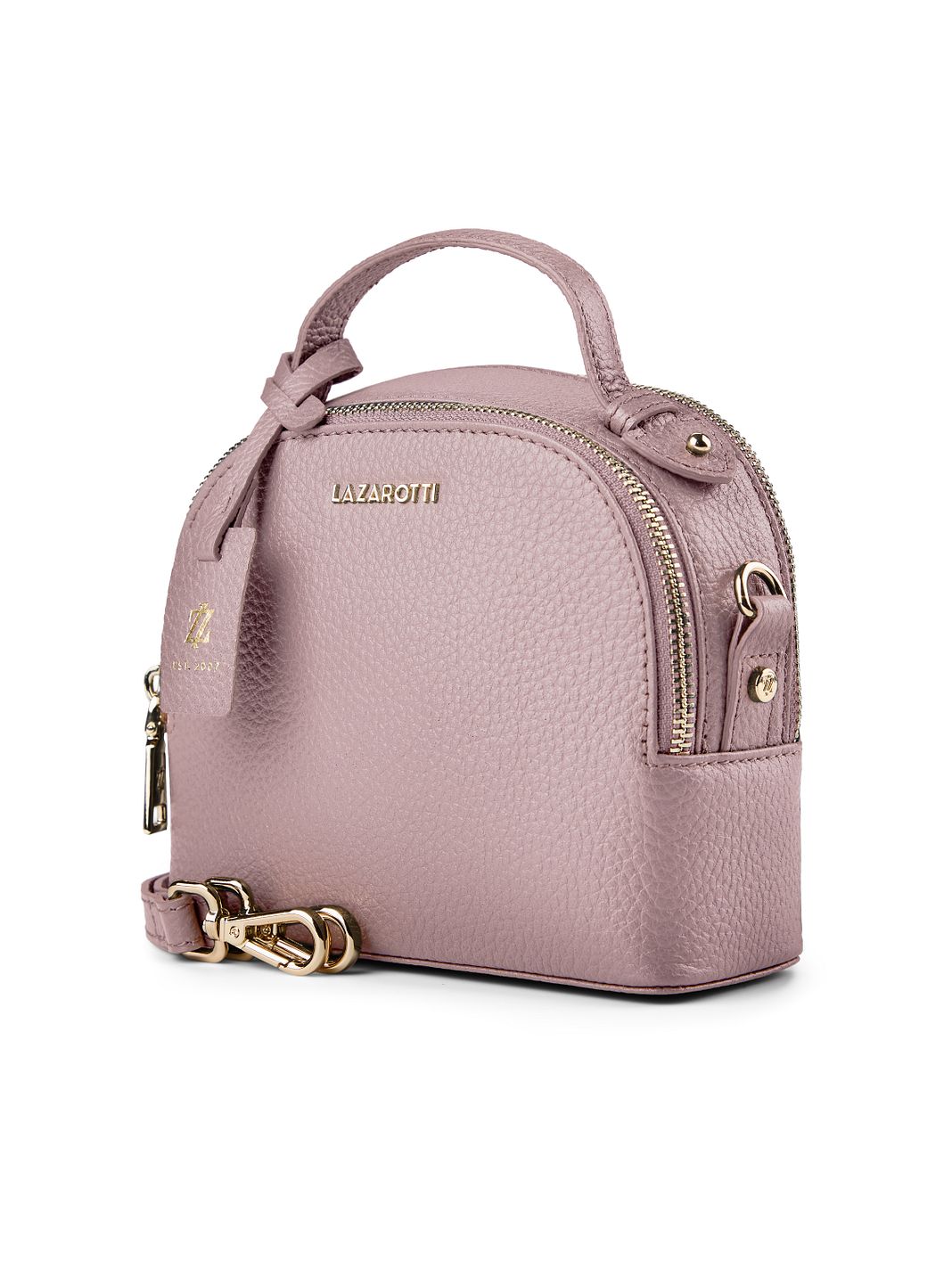 Lazarotti Bolso bandolera de piel «Bologna» de 17 cm Lazarotti Bolso bandolera de piel «Bologna» de 17 cm