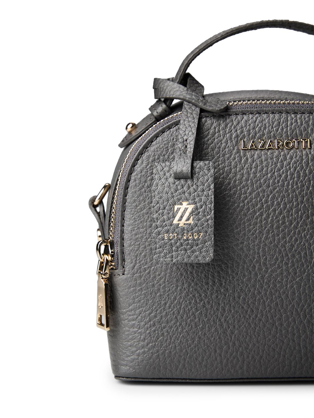 Lazarotti Bolso bandolera de piel «Bologna» de 17 cm Lazarotti Bolso bandolera de piel «Bologna» de 17 cm