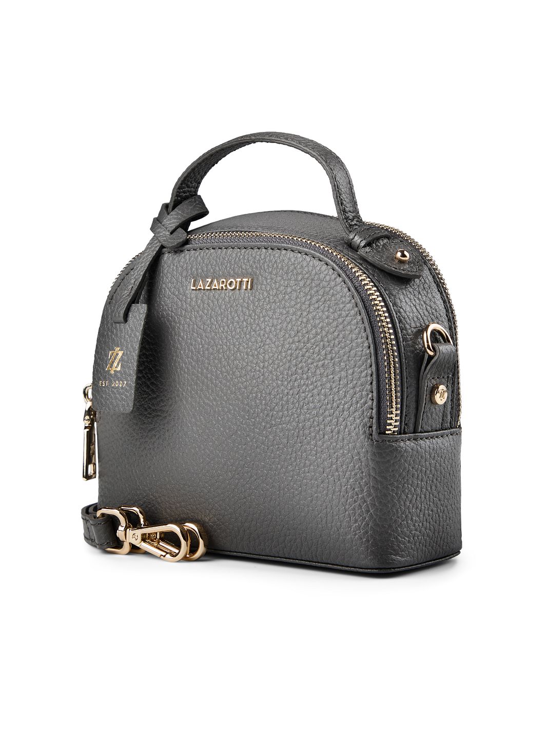 Lazarotti Bolso bandolera de piel «Bologna» de 17 cm Lazarotti Bolso bandolera de piel «Bologna» de 17 cm