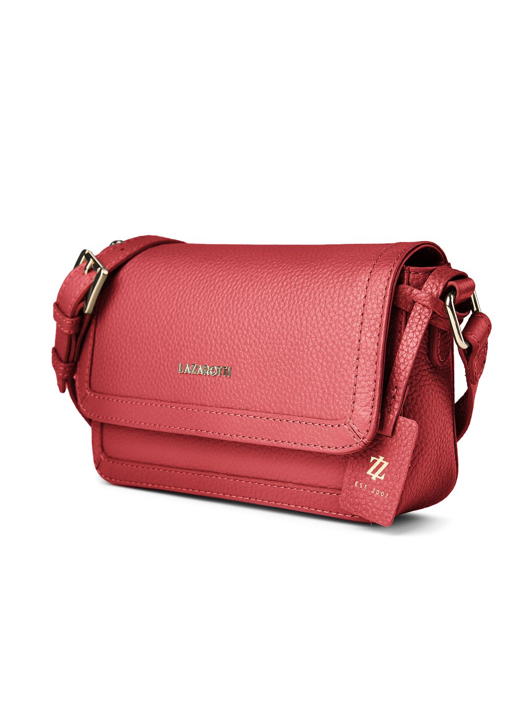 Lazarotti Bologna Leather Bolso bandolera Piel natural 21 cm Lazarotti Bologna Leather Bolso bandolera Piel natural 21 cm