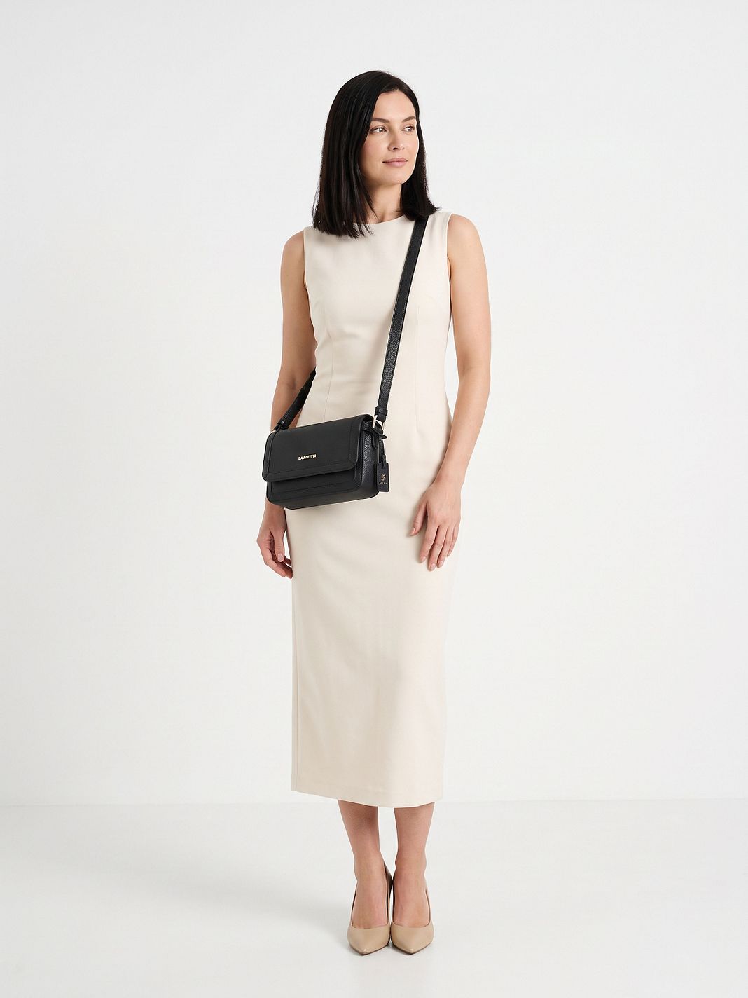 Lazarotti Bologna Leather Bolso bandolera Piel natural 21 cm Lazarotti Bologna Leather Bolso bandolera Piel natural 21 cm