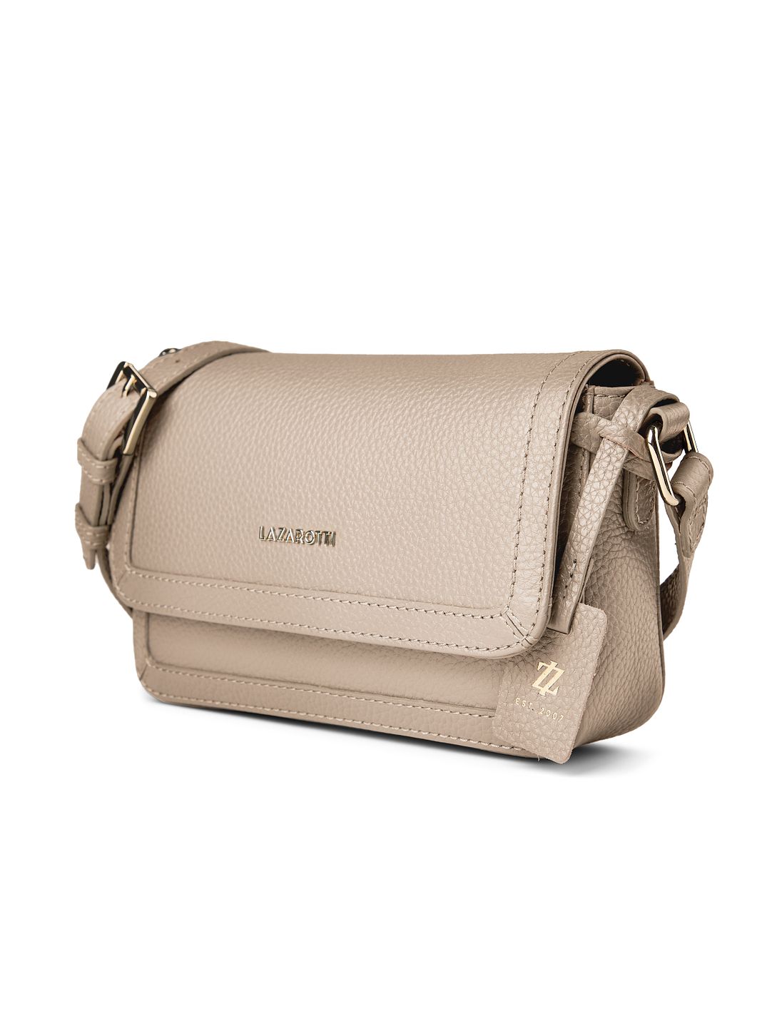 Lazarotti Bologna Leather Bolso bandolera Piel natural 21 cm Lazarotti Bologna Leather Bolso bandolera Piel natural 21 cm
