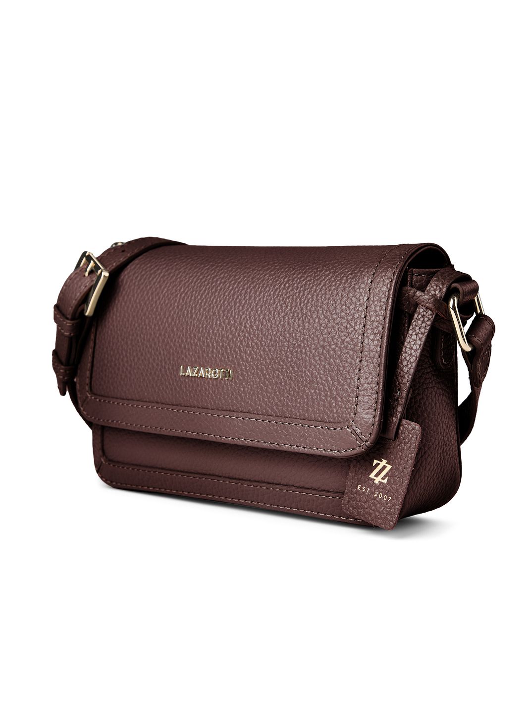 Lazarotti Bologna Leather Bolso bandolera Piel natural 21 cm Lazarotti Bologna Leather Bolso bandolera Piel natural 21 cm