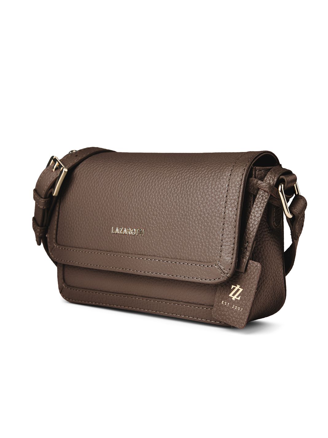 Lazarotti Bologna Leather Bolso bandolera Piel natural 21 cm Lazarotti Bologna Leather Bolso bandolera Piel natural 21 cm