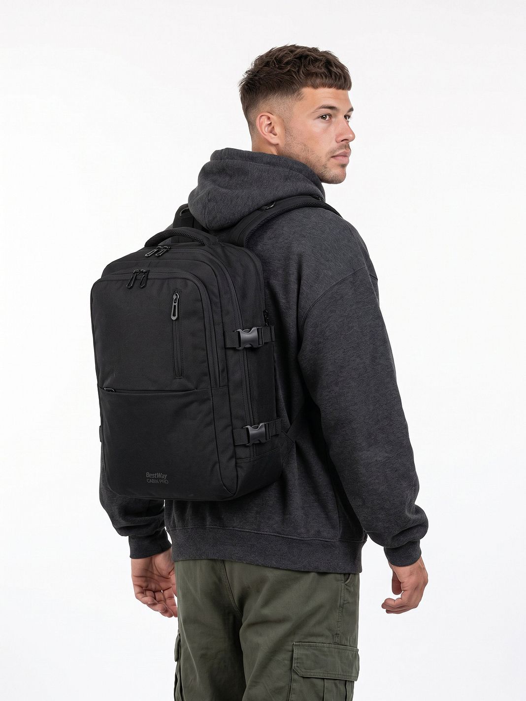 Worldpack Mochila de viaje Cabin Pro Solid con compartimento para portátil de 40 cm Worldpack Mochila de viaje Cabin Pro Solid con compartimento para portátil de 40 cm