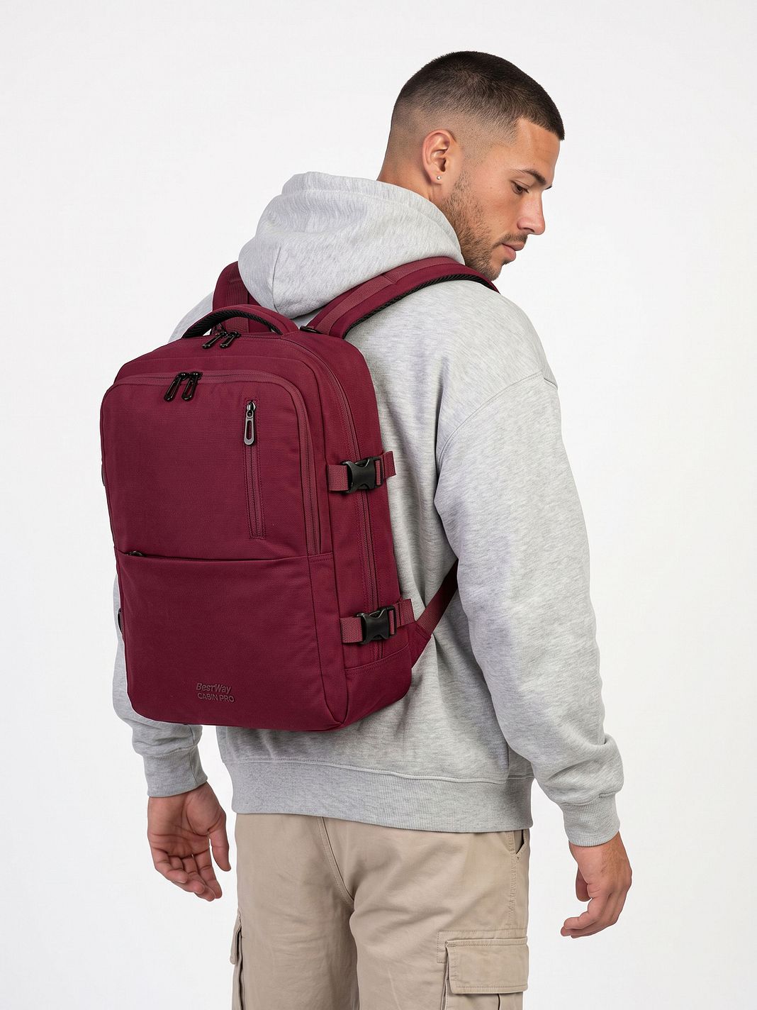 Worldpack Mochila de viaje Cabin Pro Solid con compartimento para portátil de 40 cm Worldpack Mochila de viaje Cabin Pro Solid con compartimento para portátil de 40 cm