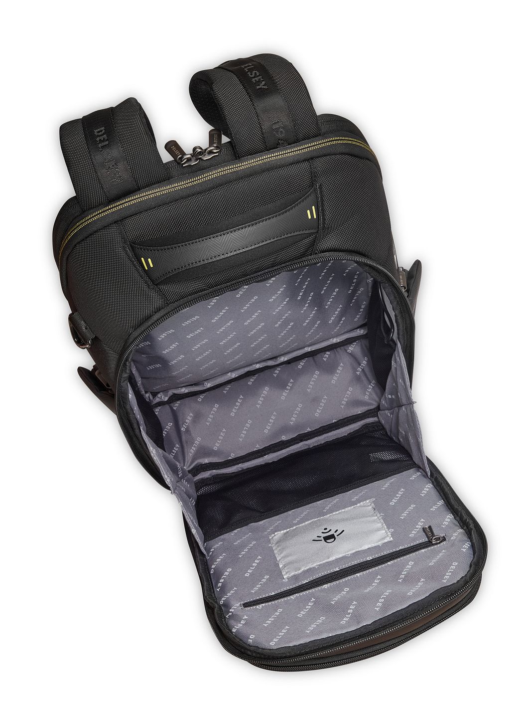 Delsey Paris DLC Pro Denní batoh RFID ochrana 42.5 cm Kapsa na notebook