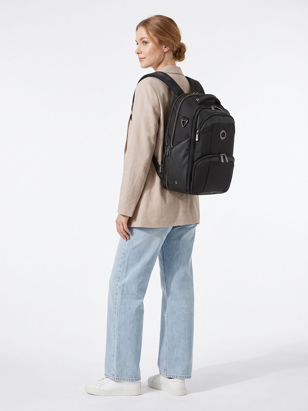 Delsey Paris DLC Pro Denní batoh RFID ochrana 42.5 cm Kapsa na notebook