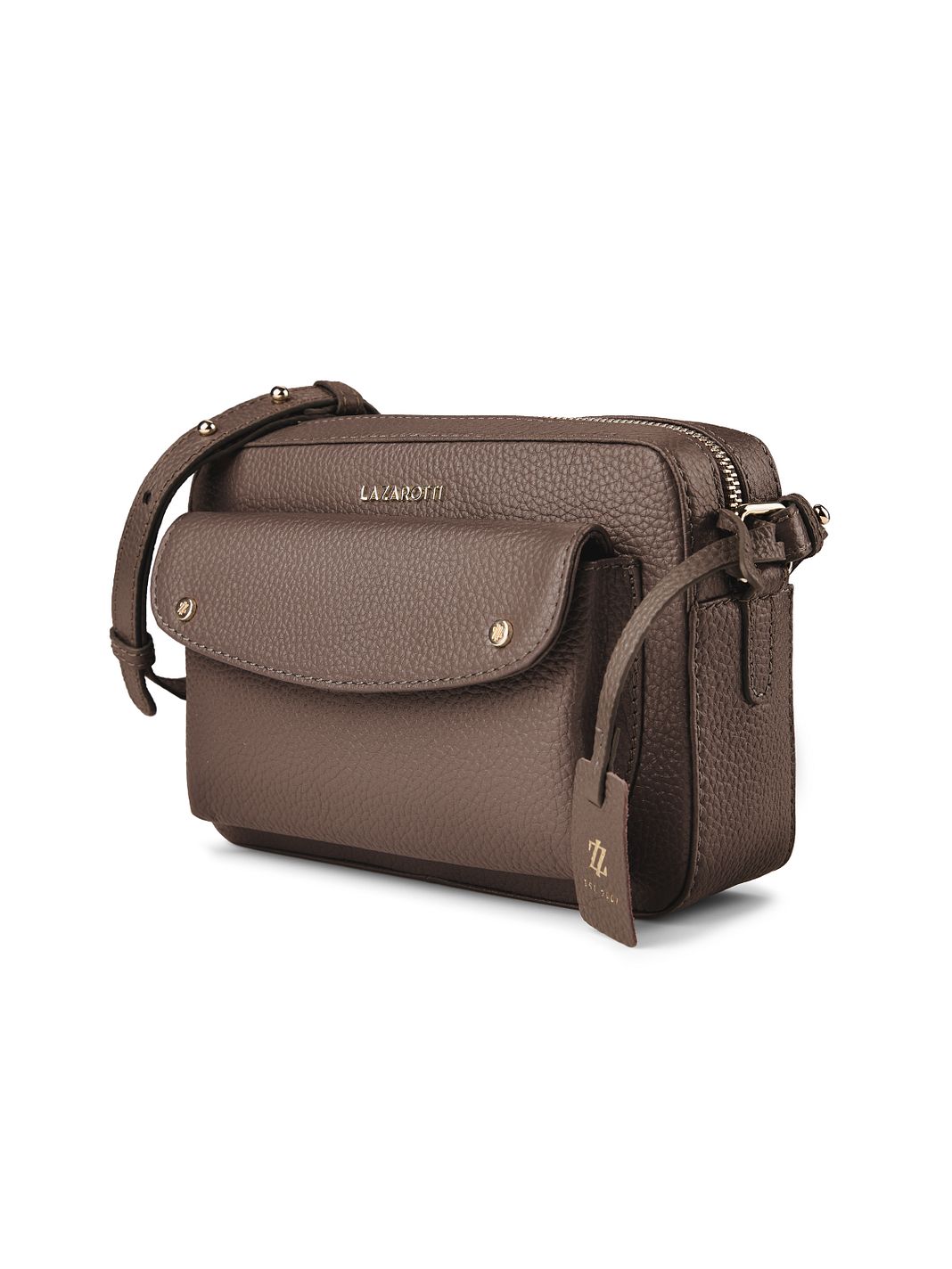 Lazarotti Bologna Leather Bolso bandolera Piel natural 21 cm Lazarotti Bologna Leather Bolso bandolera Piel natural 21 cm