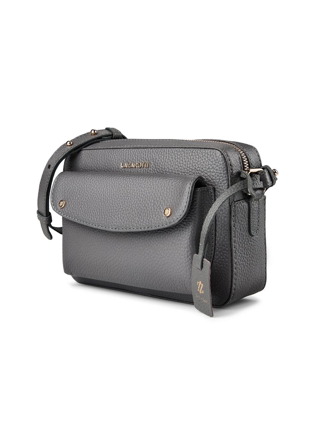 Lazarotti Bologna Leather Bolso bandolera Piel natural 21 cm Lazarotti Bologna Leather Bolso bandolera Piel natural 21 cm
