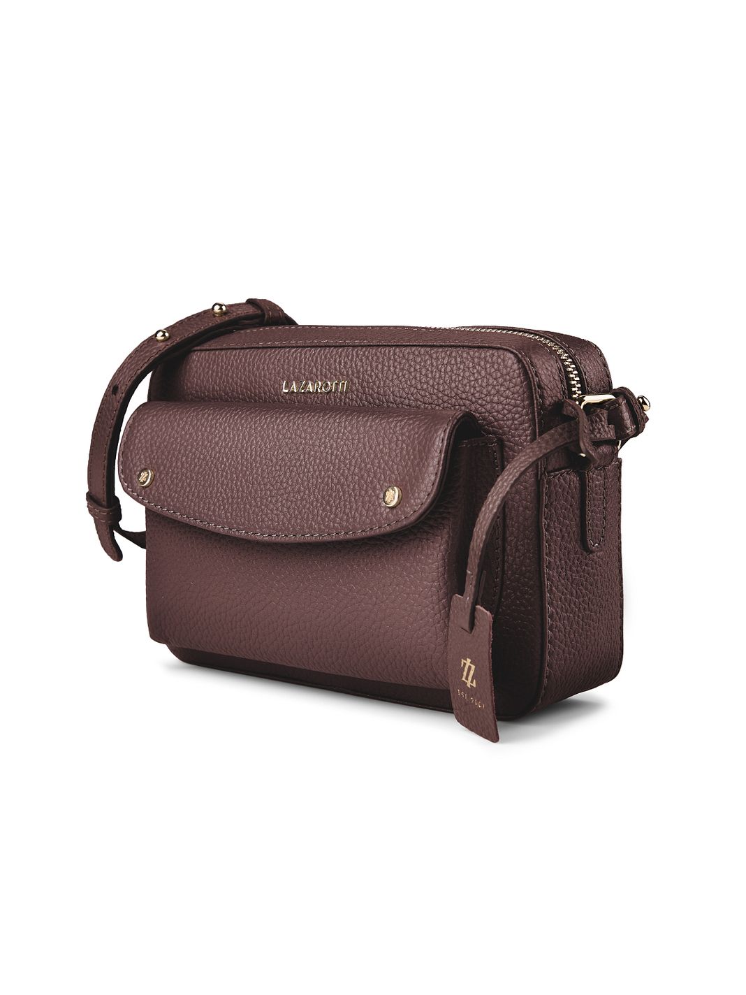 Lazarotti Bologna Leather Bolso bandolera Piel natural 21 cm Lazarotti Bologna Leather Bolso bandolera Piel natural 21 cm