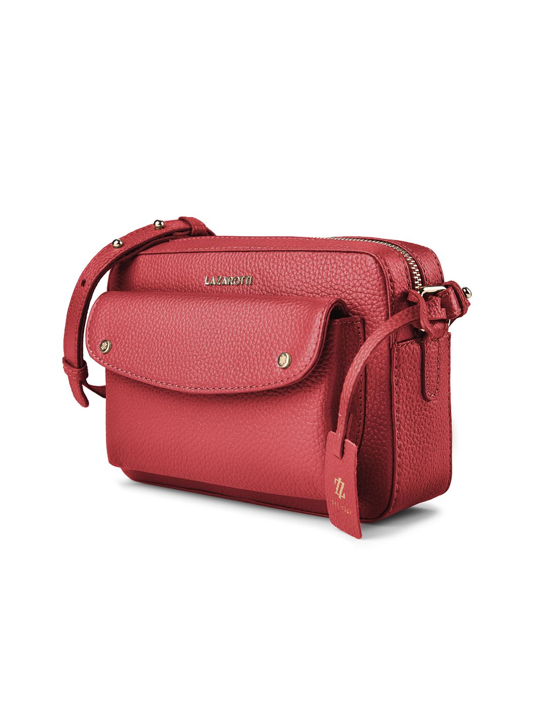 Lazarotti Bologna Leather Bolso bandolera Piel natural 21 cm Lazarotti Bologna Leather Bolso bandolera Piel natural 21 cm