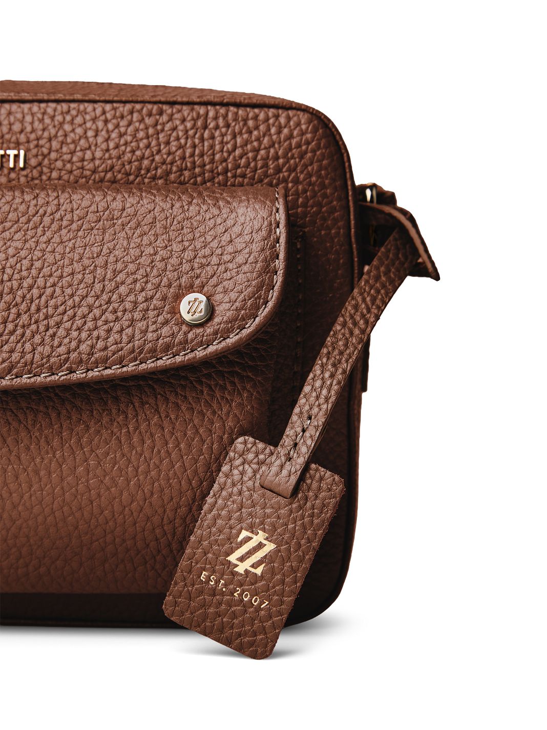 Lazarotti Bologna Leather Bolso bandolera Piel natural 21 cm Lazarotti Bologna Leather Bolso bandolera Piel natural 21 cm