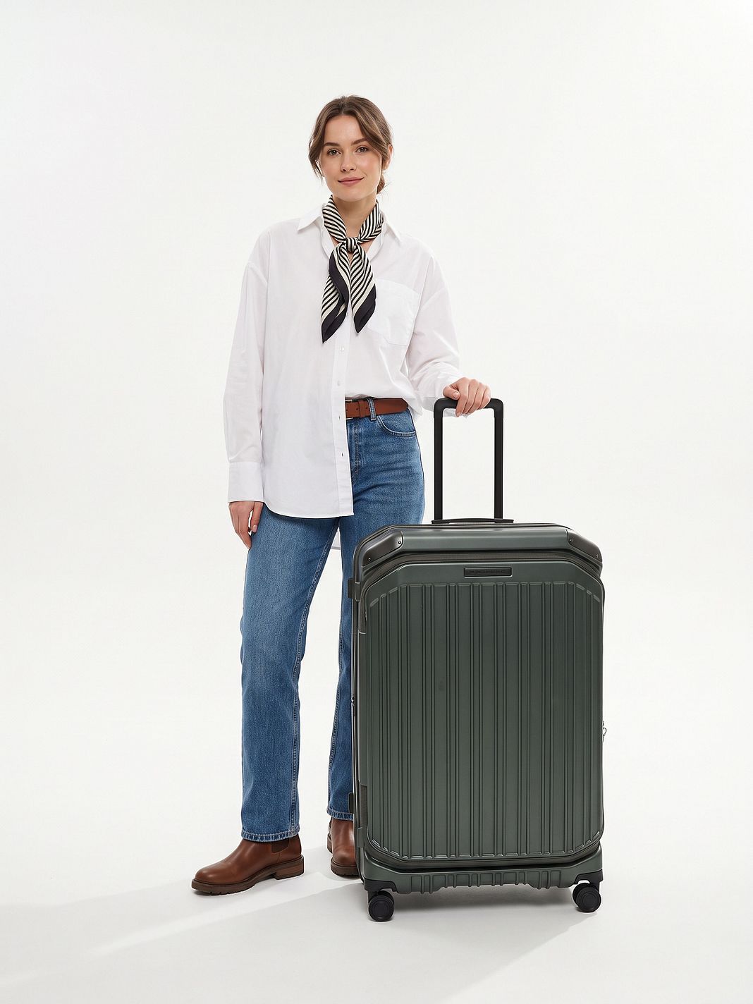 Piquadro PQ-Light 4 ruedas Trolley 78 cm Con asa expansible Piquadro PQ-Light 4 ruedas Trolley 78 cm Con asa expansible