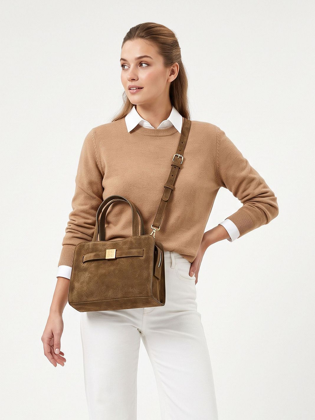 DuDu Bolso para hombre Piel natural 23 cm DuDu Bolso para hombre Piel natural 23 cm