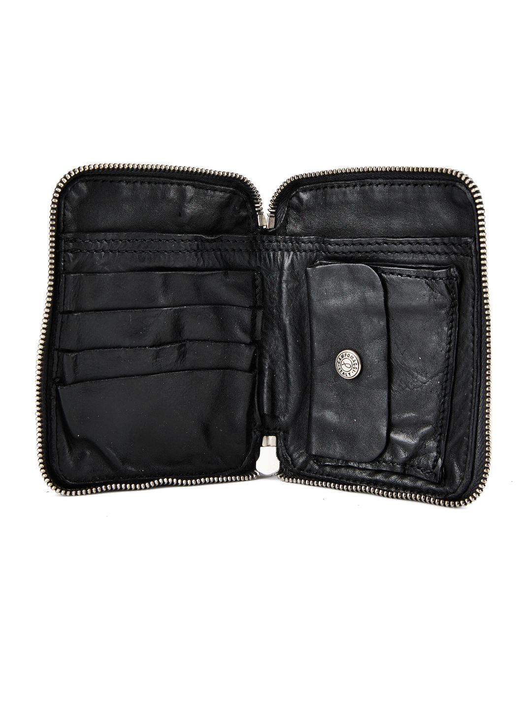 Campomaggi Tosca Cartera Bloqueo RFID Piel natural 13 cm
