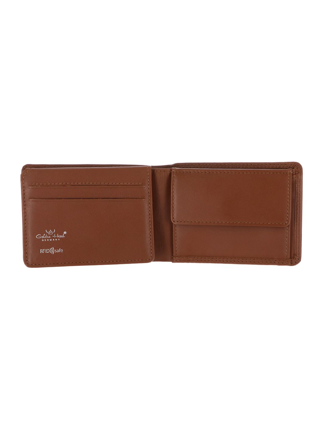 Golden Head Polo Cartera Bloqueo RFID Piel natural 11 cm Golden Head Polo Cartera Bloqueo RFID Piel natural 11 cm