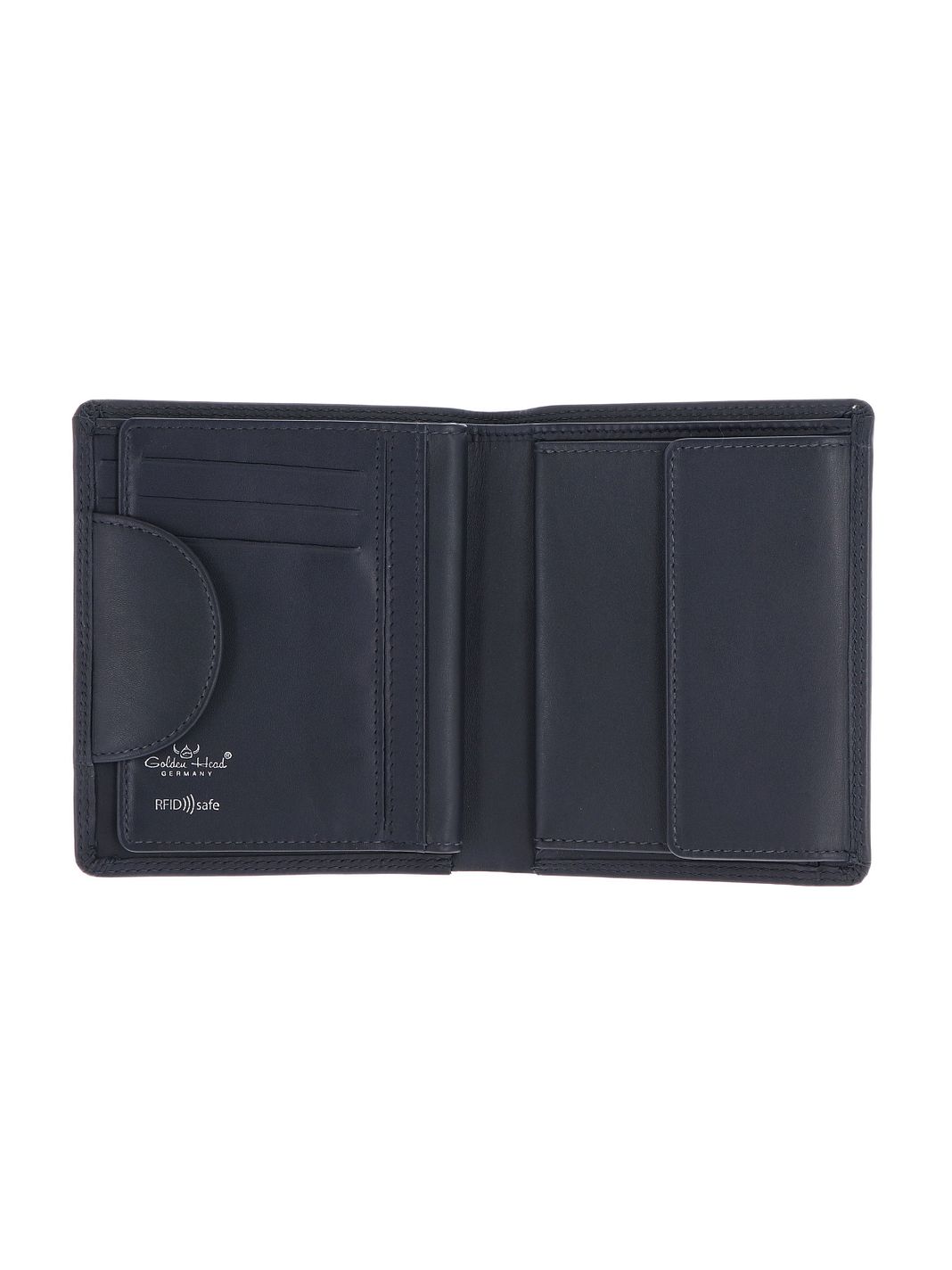 Golden Head Polo Cartera Bloqueo RFID Piel natural 13 cm Golden Head Polo Cartera Bloqueo RFID Piel natural 13 cm