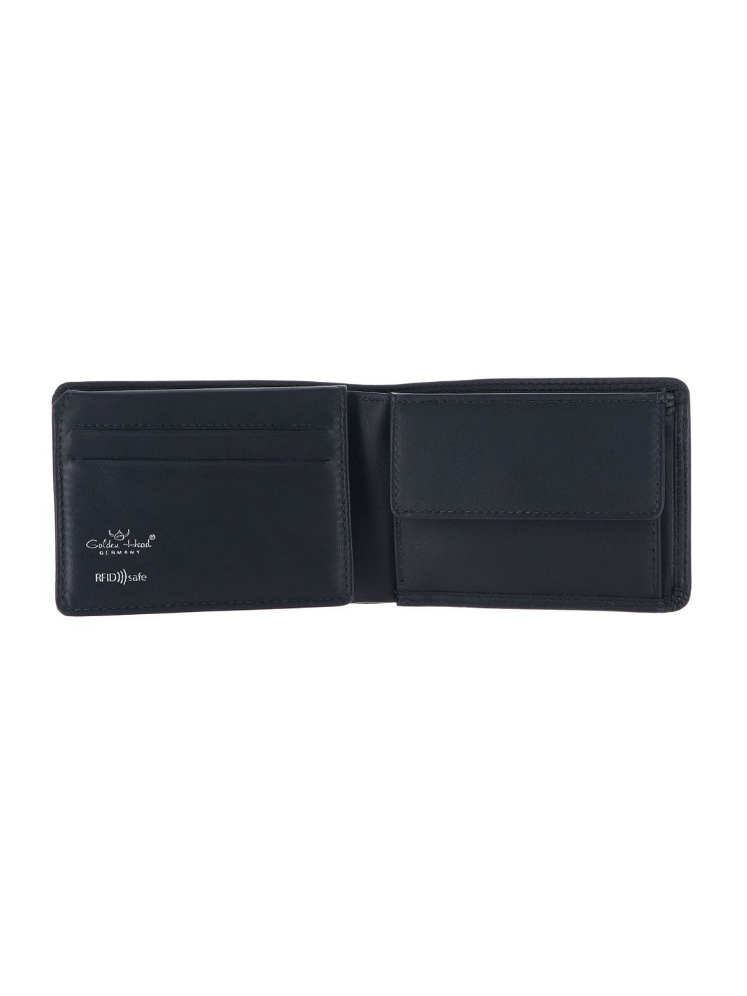 Golden Head Polo Cartera Bloqueo RFID Piel natural 11 cm Golden Head Polo Cartera Bloqueo RFID Piel natural 11 cm