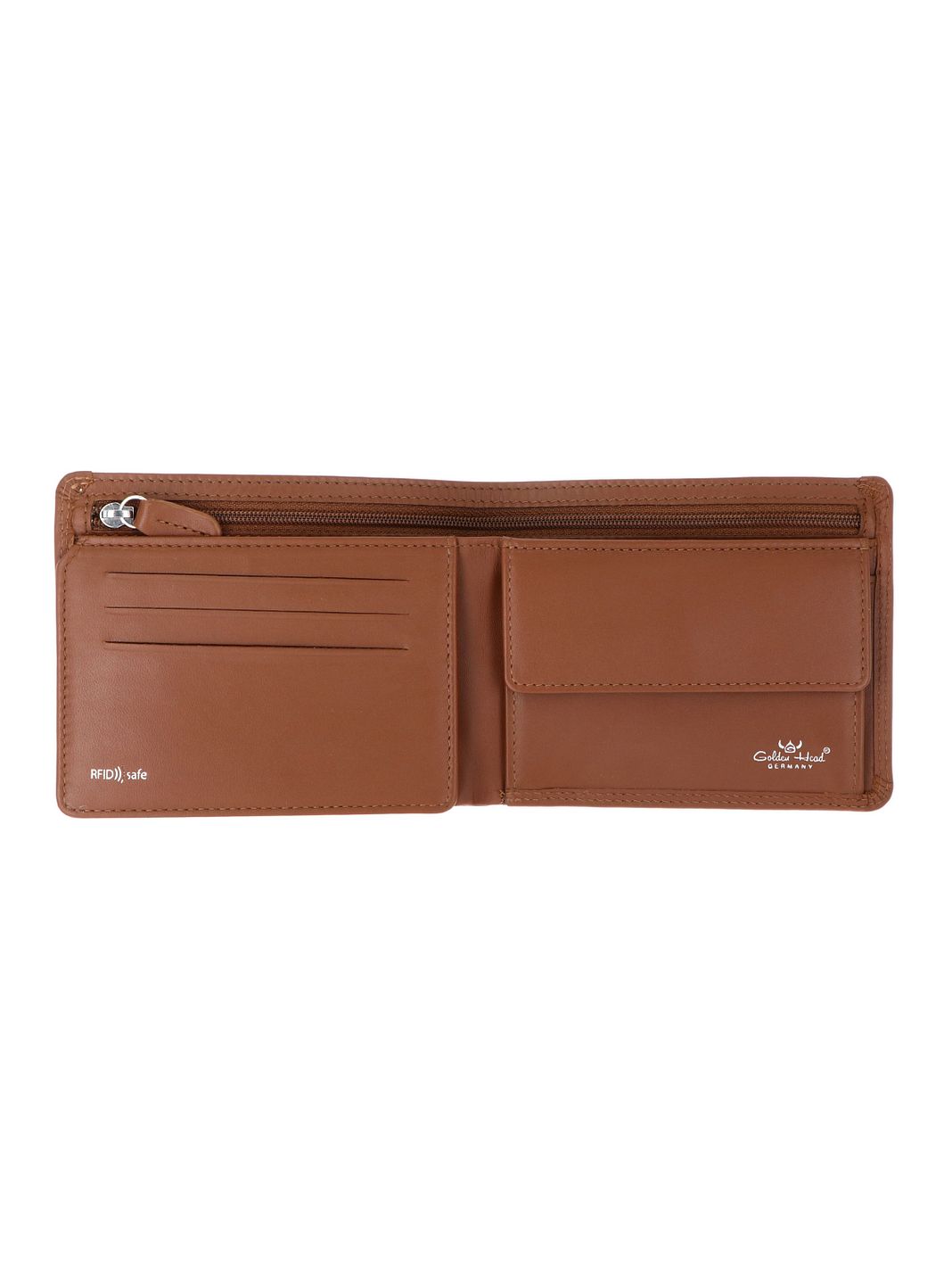 Golden Head Polo Cartera Bloqueo RFID Piel natural 12.5 cm Golden Head Polo Cartera Bloqueo RFID Piel natural 12.5 cm