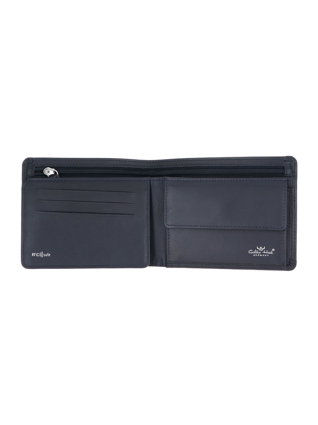 Golden Head Polo Cartera Bloqueo RFID Piel natural 12.5 cm Golden Head Polo Cartera Bloqueo RFID Piel natural 12.5 cm