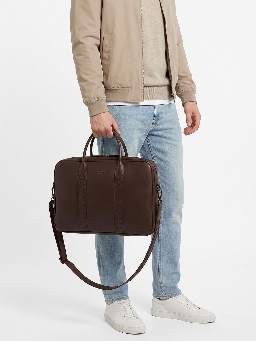 Ted Baker Donne Maletín Piel natural 45 cm Compartimento para el portátil