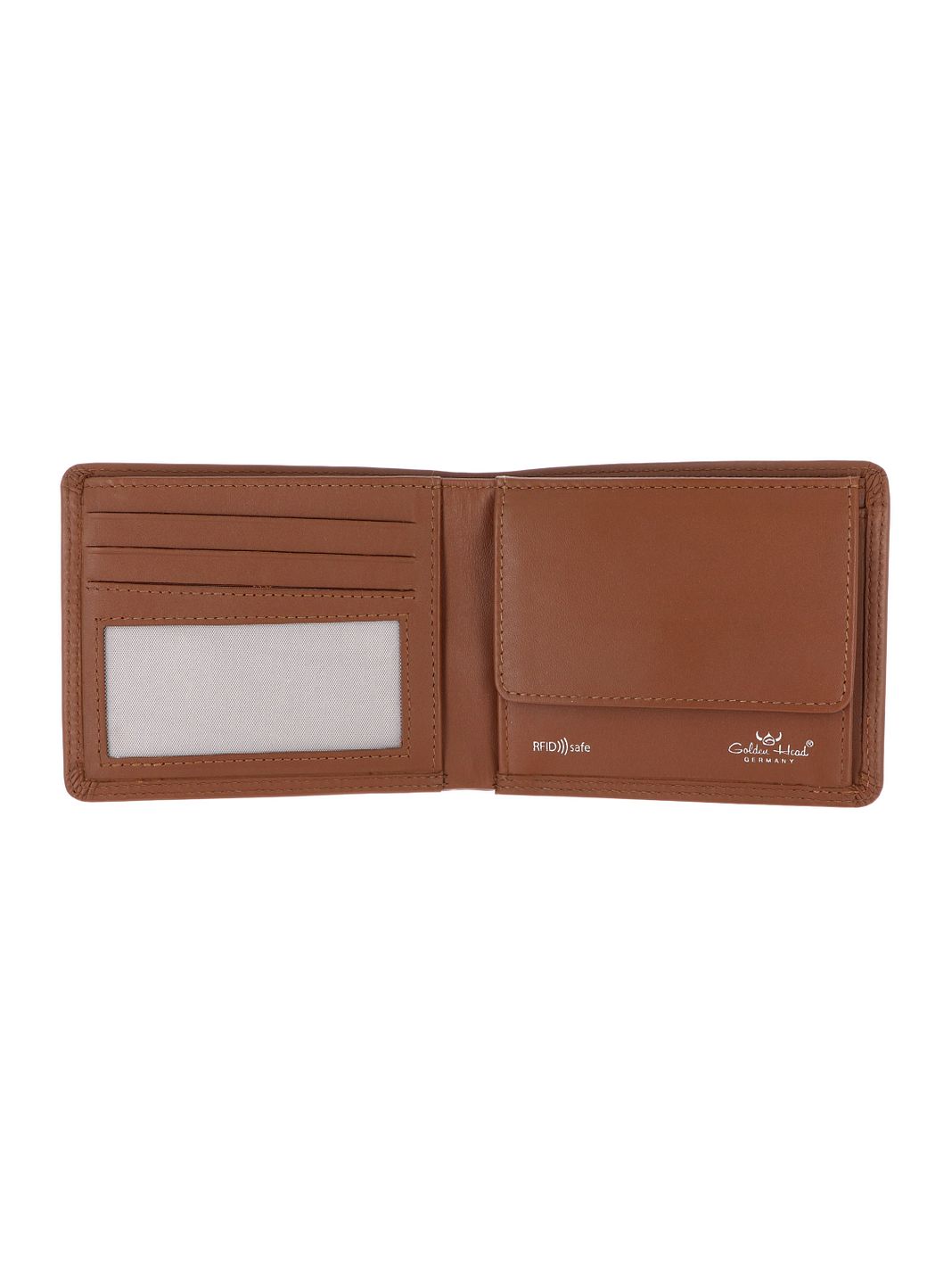 Golden Head Polo Cartera Bloqueo RFID Piel natural 11 cm Golden Head Polo Cartera Bloqueo RFID Piel natural 11 cm