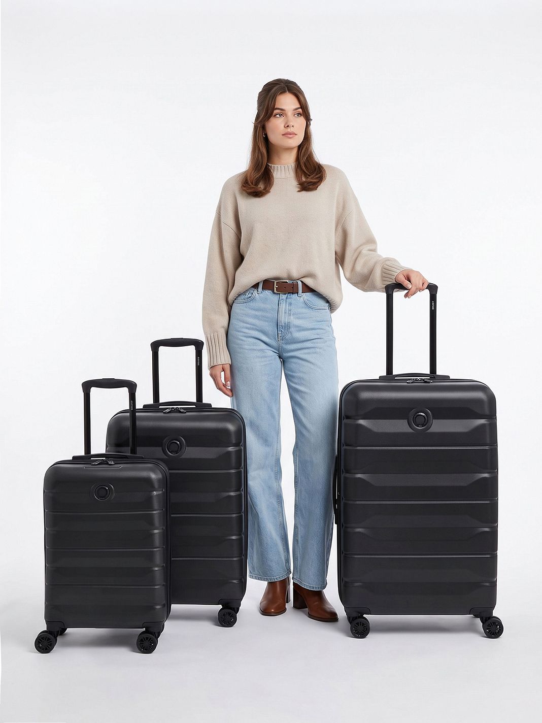Delsey Paris Air Armour 4 kolečka Sada kufrů 3-dílný Rozšiřitelný Delsey Paris Air Armour 4 kolečka Sada kufrů 3-dílný Rozšiřitelný