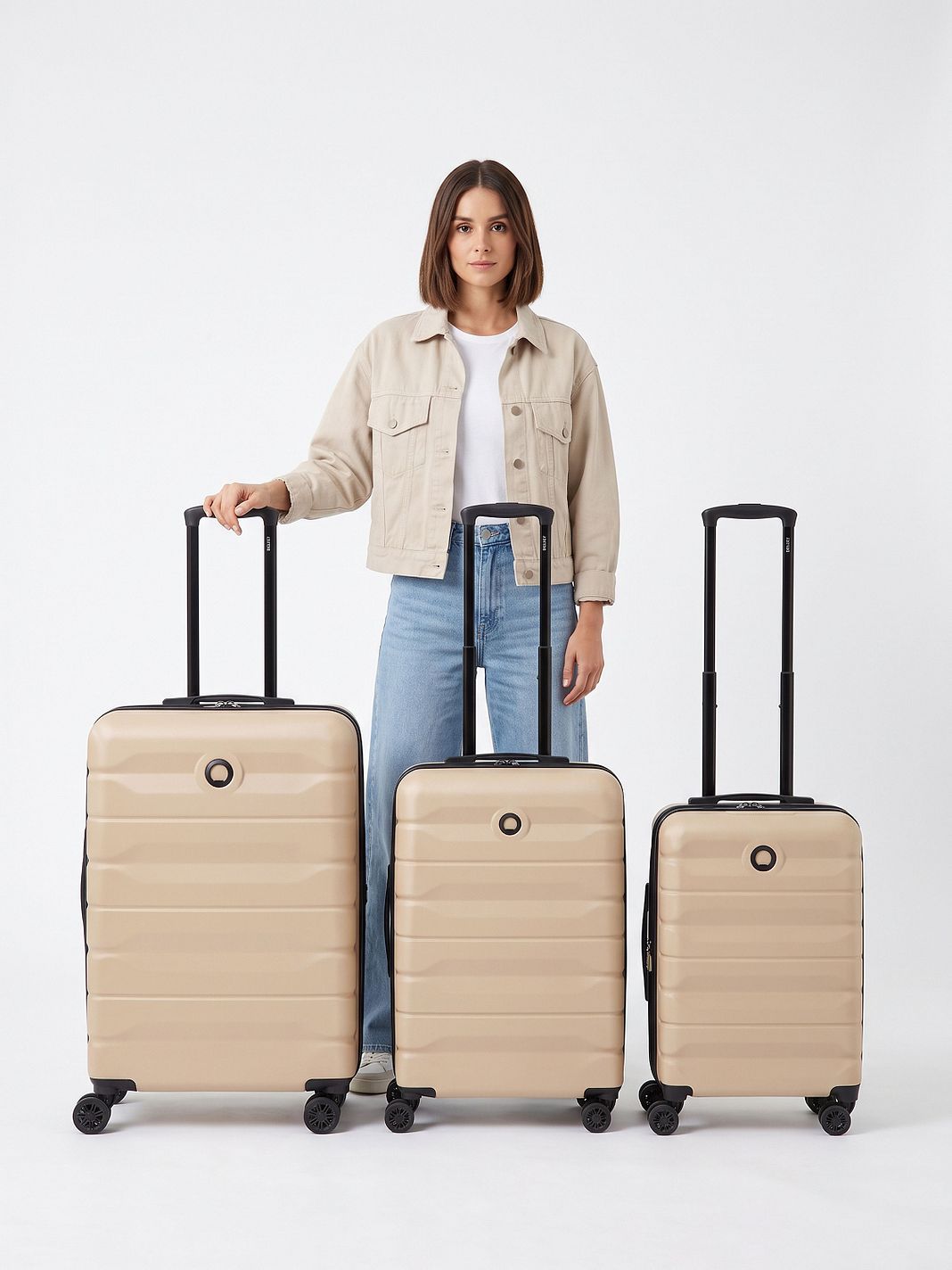 Delsey Paris Air Armour 4 kolečka Sada kufrů 3-dílný Rozšiřitelný Delsey Paris Air Armour 4 kolečka Sada kufrů 3-dílný Rozšiřitelný