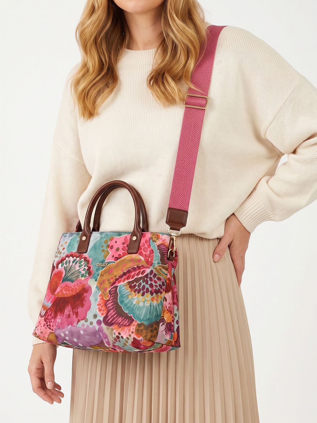 Oilily Pointilly Håndtaske 28 cm