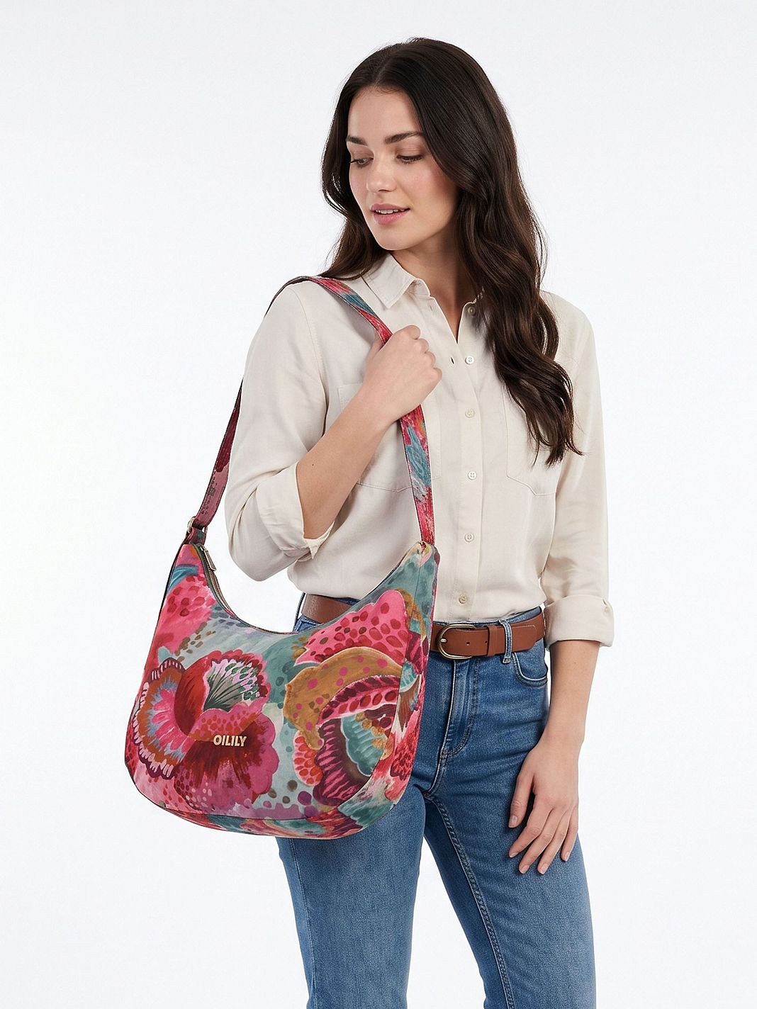 Oilily Pointilly Skuldertaske 34 cm