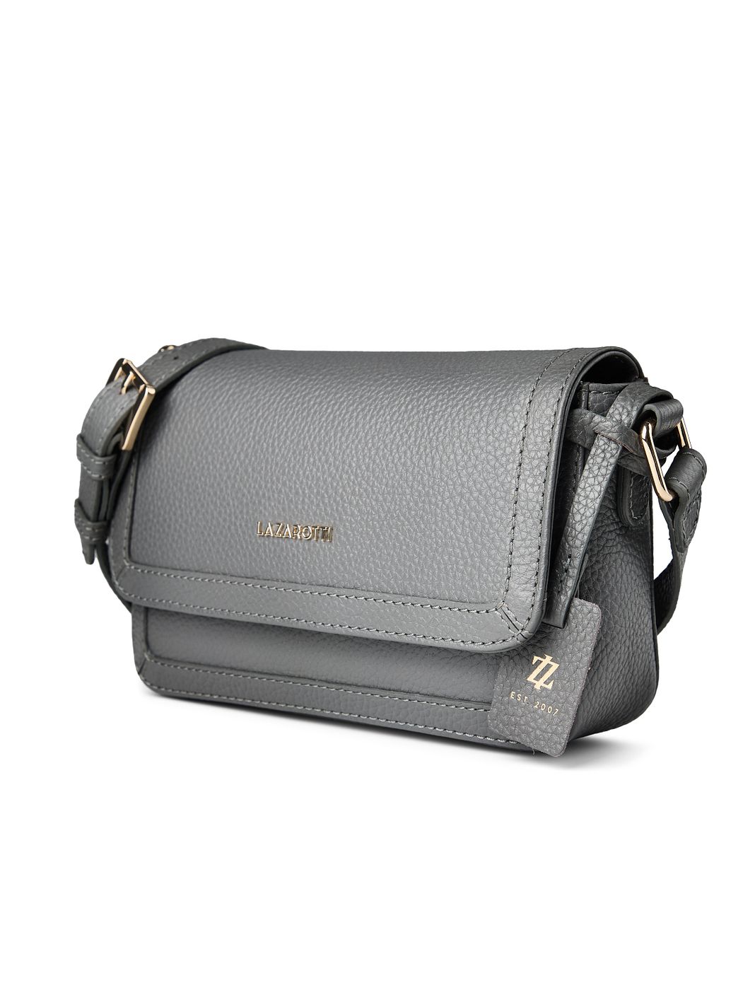 Lazarotti Bologna Leather Crossbody taška Kůže 21 cm Lazarotti Bologna Leather Crossbody taška Kůže 21 cm