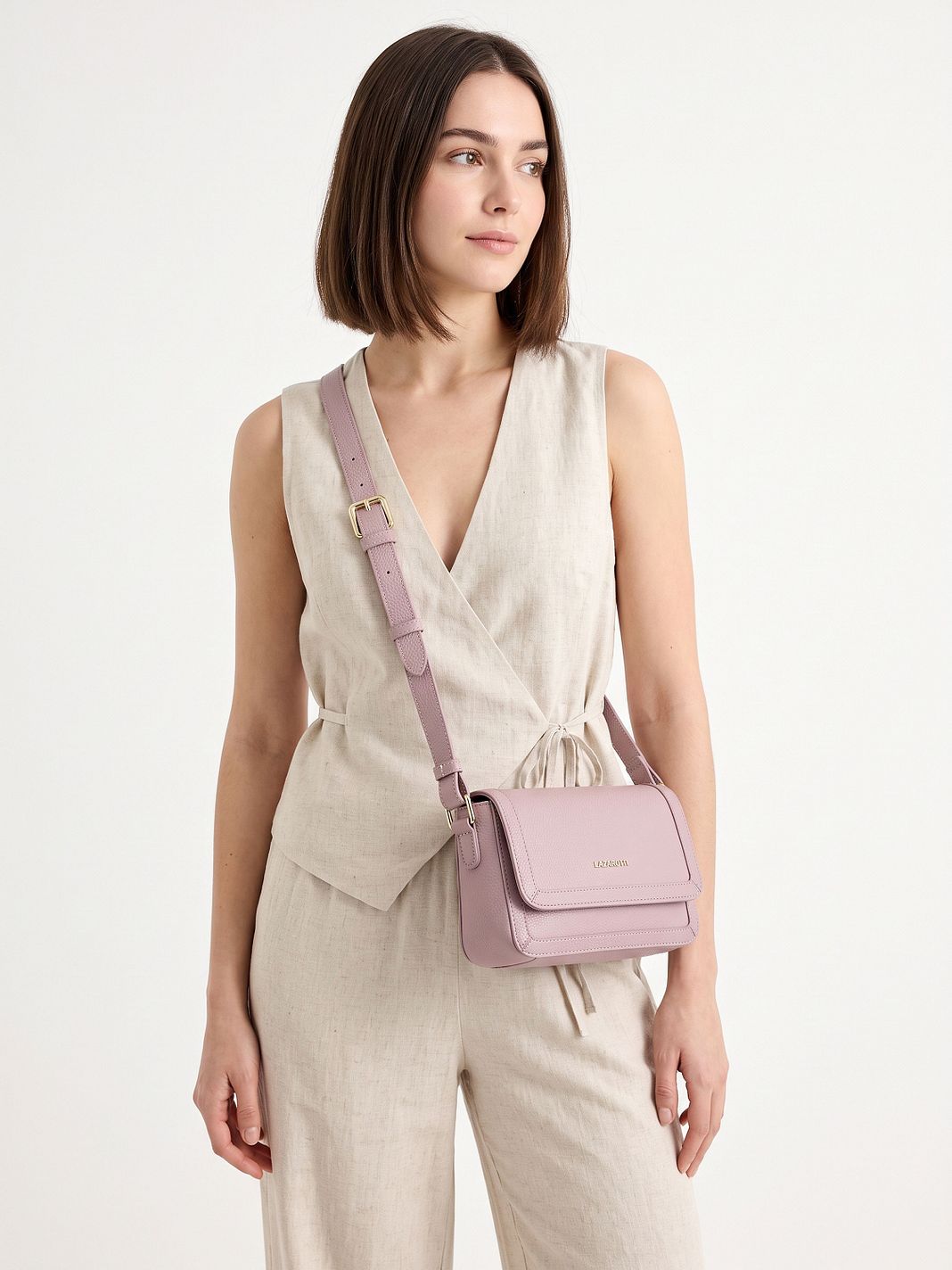 Lazarotti Bologna Leather Crossbody taška Kůže 21 cm Lazarotti Bologna Leather Crossbody taška Kůže 21 cm