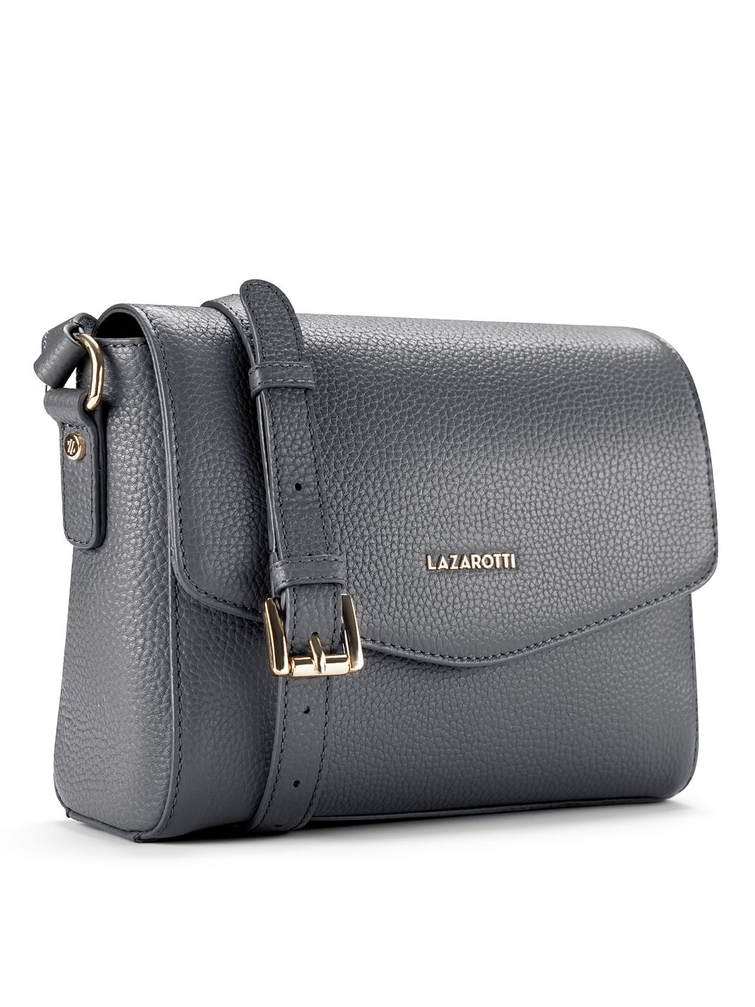 Lazarotti Kožená Crossbody taška Bologna, 22 cm