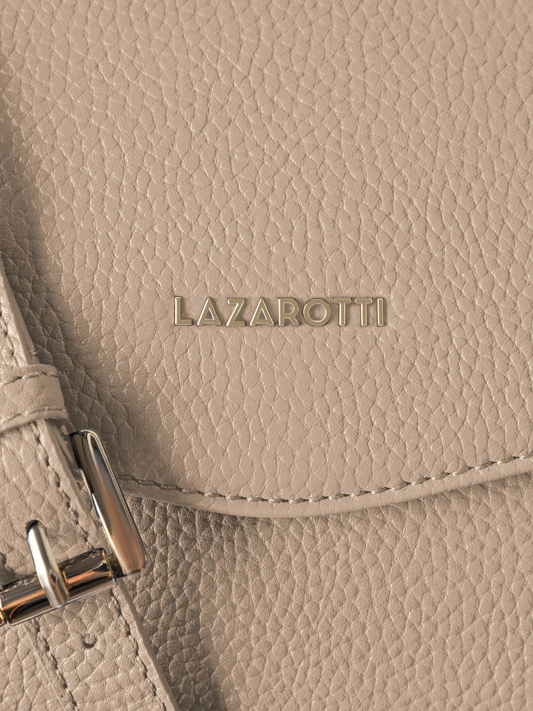 Lazarotti Kožená Crossbody taška Bologna, 22 cm