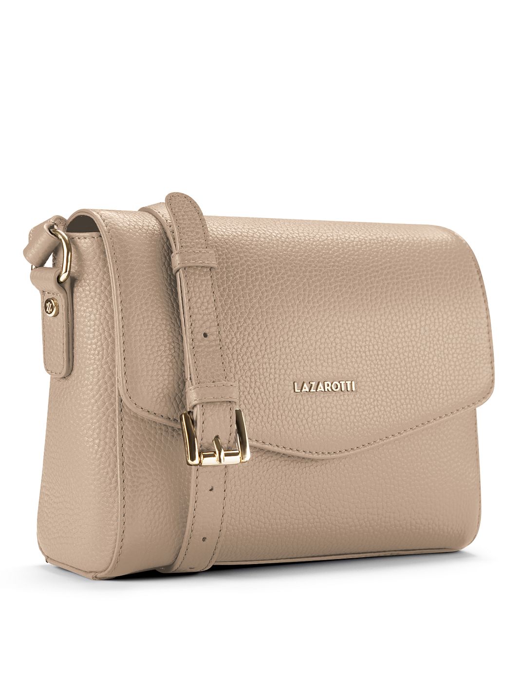 Lazarotti Kožená Crossbody taška Bologna, 22 cm