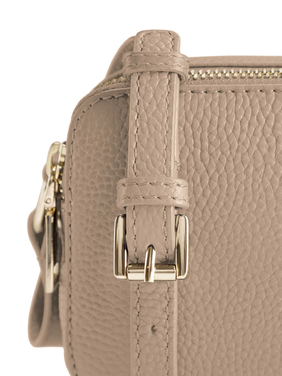 Lazarotti Crossbody taška z kůže Bologna Camera-Bag s dvojitým zipem, 18 cm Lazarotti Crossbody taška z kůže Bologna Camera-Bag s dvojitým zipem, 18 cm