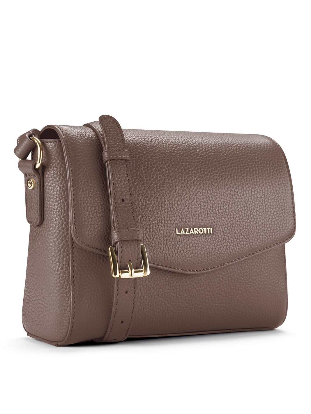 Lazarotti Kožená Crossbody taška Bologna, 22 cm