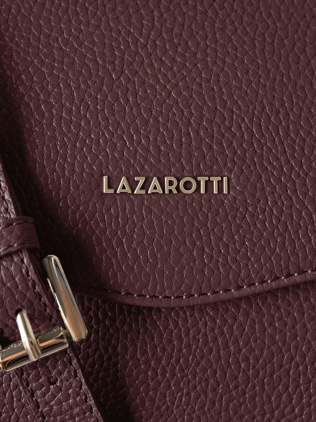 Lazarotti Kožená Crossbody taška Bologna, 22 cm