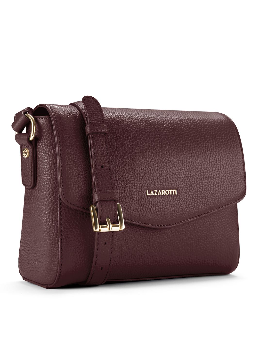 Lazarotti Kožená Crossbody taška Bologna, 22 cm