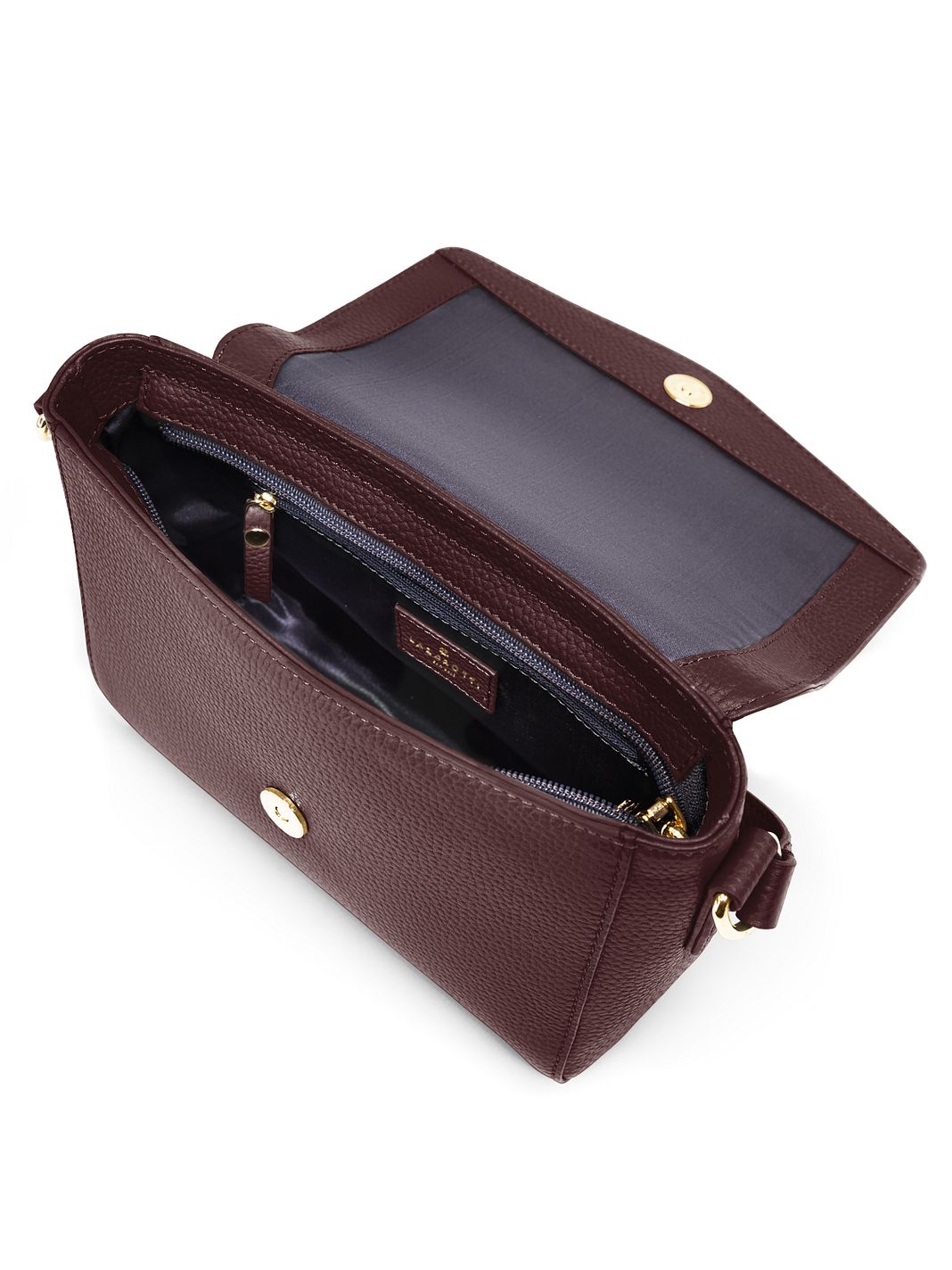 Lazarotti Kožená Crossbody taška Bologna, 22 cm
