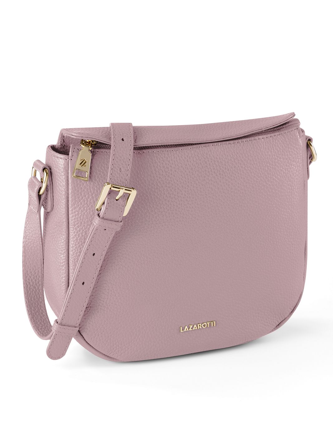 Lazarotti Kožená Crossbody taška Bologna, kůže, 25 cm Lazarotti Kožená Crossbody taška Bologna, kůže, 25 cm