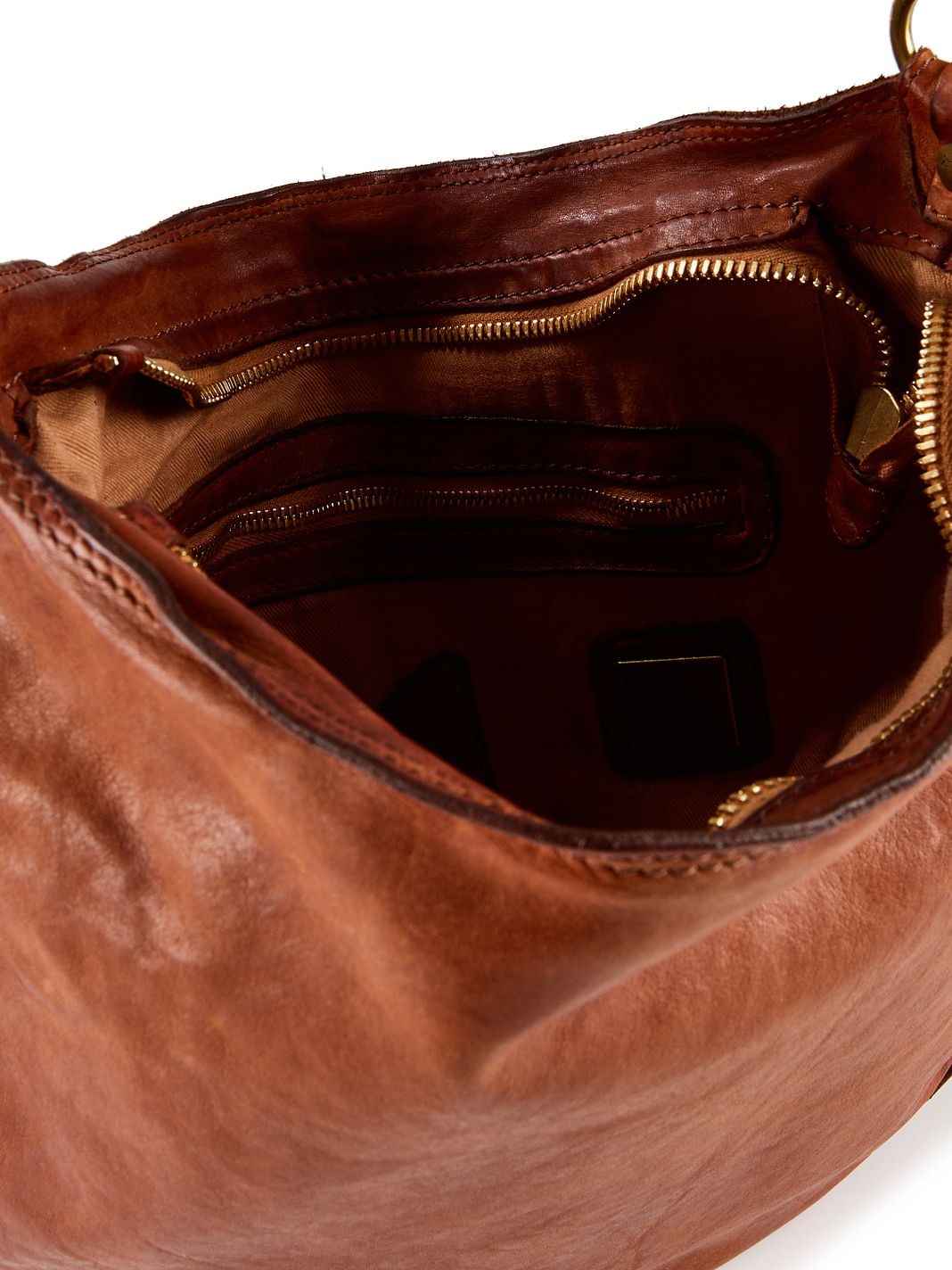 Campomaggi Gianna Bolso para hombre Piel natural 28 cm