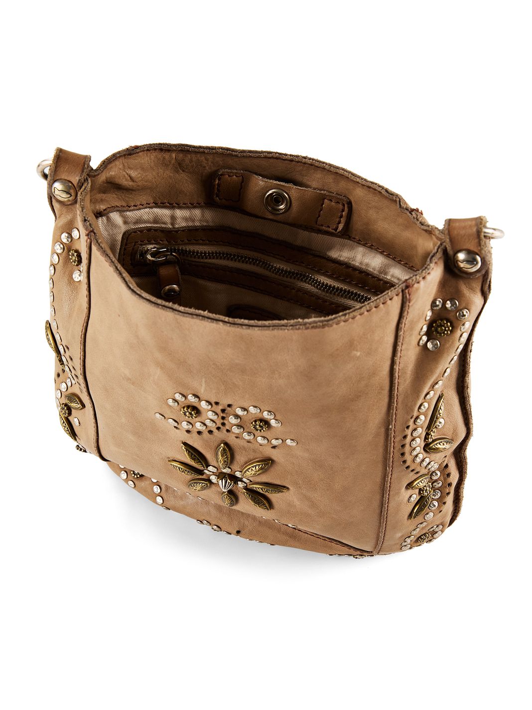 Campomaggi Nora Bolso bandolera Piel natural 27 cm