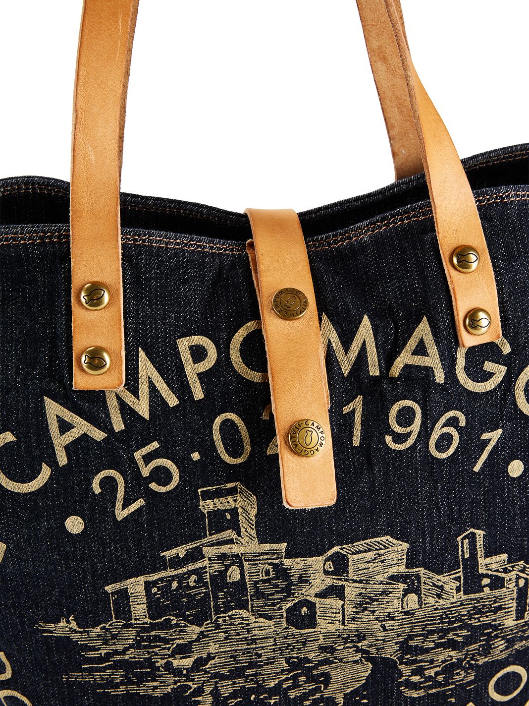 Campomaggi Manici Bolsa de compras 30 cm Campomaggi Manici Bolsa de compras 30 cm