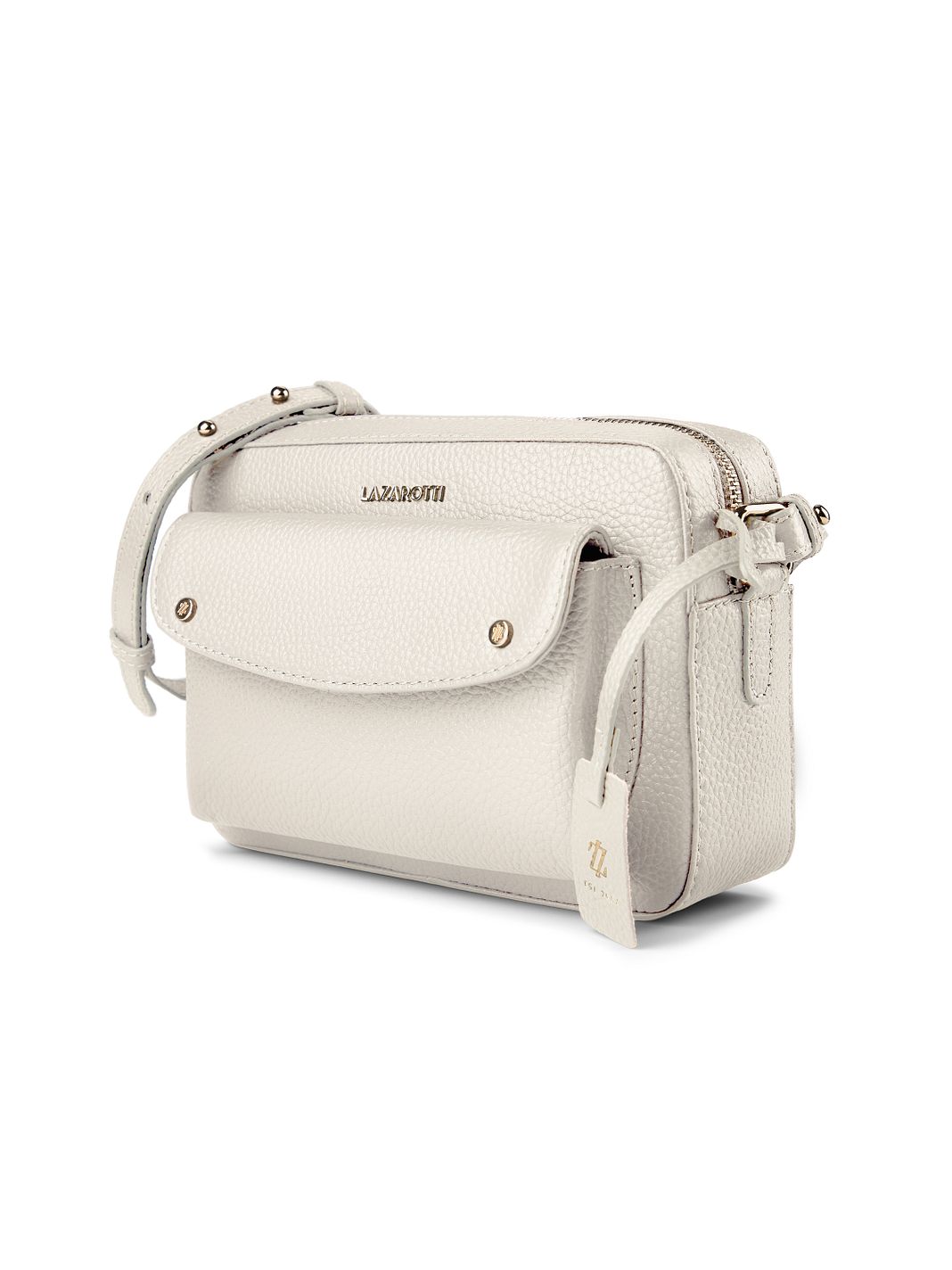 Lazarotti Bologna Leather Crossbody taška Kůže 21 cm Lazarotti Bologna Leather Crossbody taška Kůže 21 cm