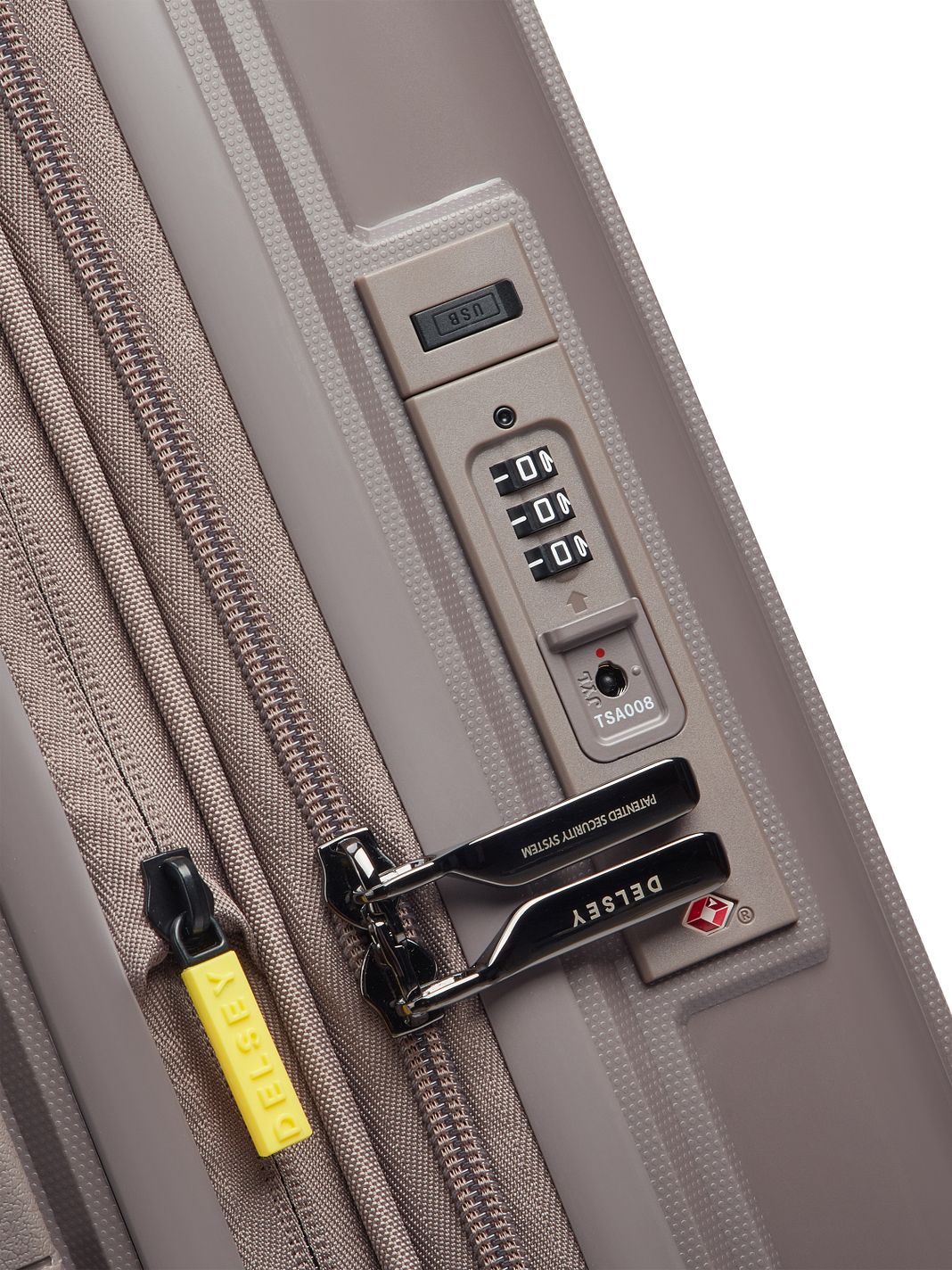 Delsey Paris Lutece 4 ruedas Maleta de cabina 55 cm Con asa expansible
