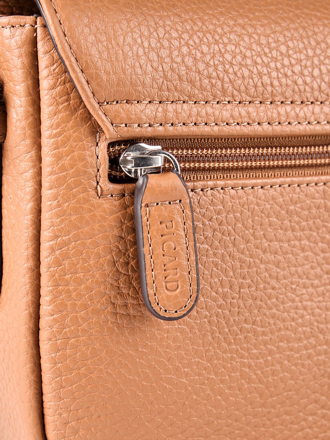 Picard Pure Bolso bandolera Piel natural 19 cm Picard Pure Bolso bandolera Piel natural 19 cm