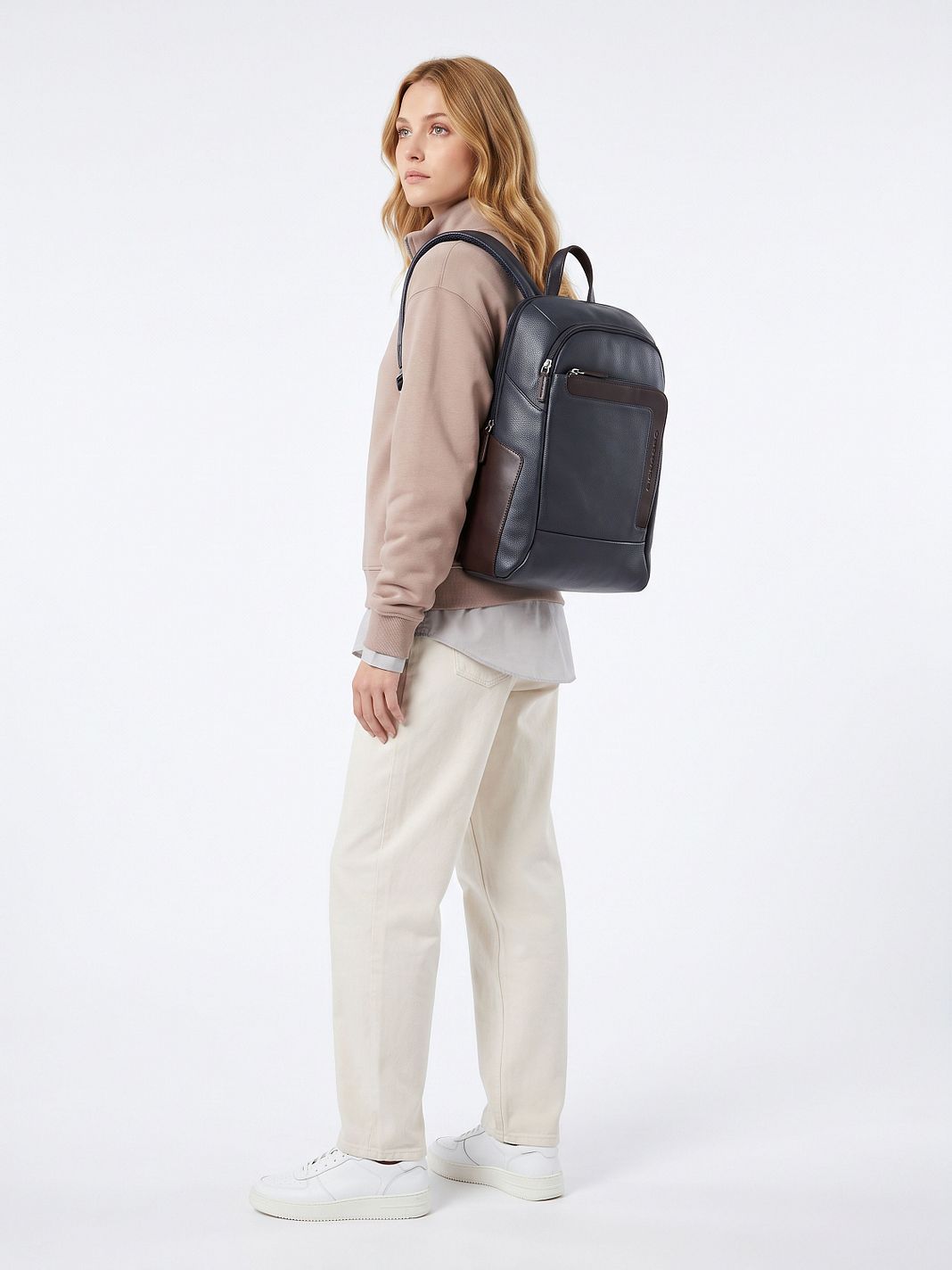 Piquadro Mochila urbana Piel natural 39 cm Compartimento para el portátil Piquadro Mochila urbana Piel natural 39 cm Compartimento para el portátil