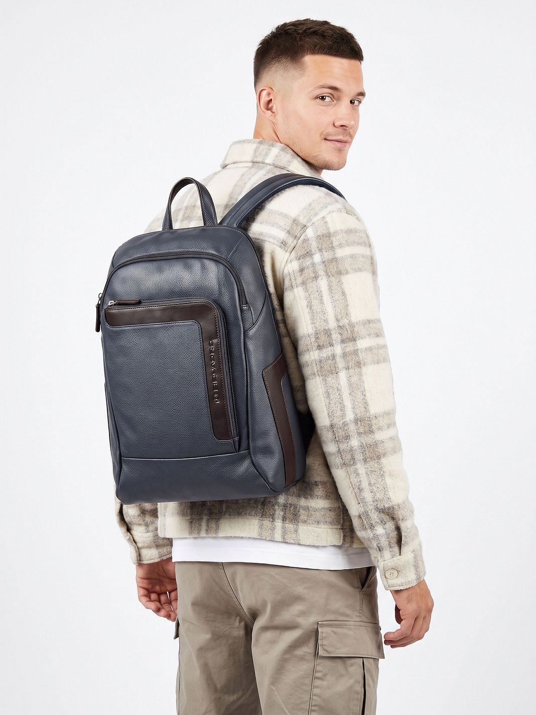 Piquadro Mochila urbana Piel natural 39 cm Compartimento para el portátil Piquadro Mochila urbana Piel natural 39 cm Compartimento para el portátil